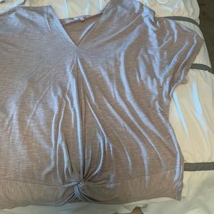 Juicy couture tan short sleeve top
